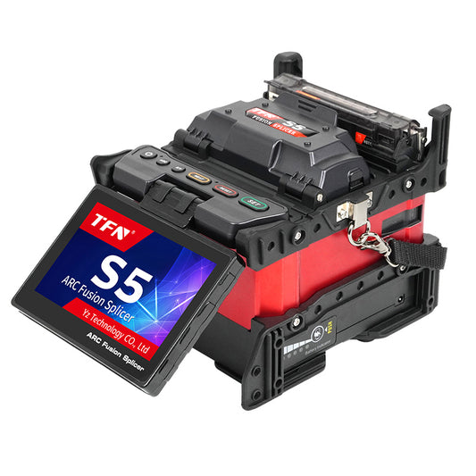 TFN S5 Automatic Fiber Optic Fusion Splicer with Six Motors