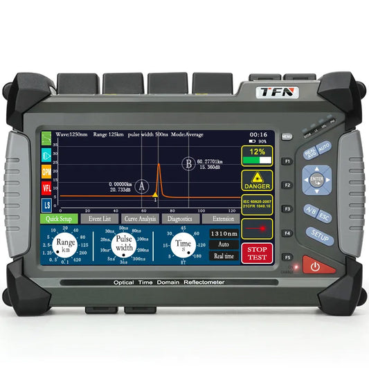 TFN F7 OTDR Tester SM/MM/PON Fiber Testing